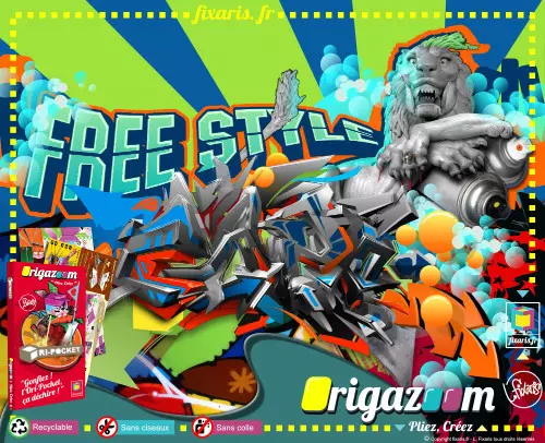 Toile graffiti Free Style 23