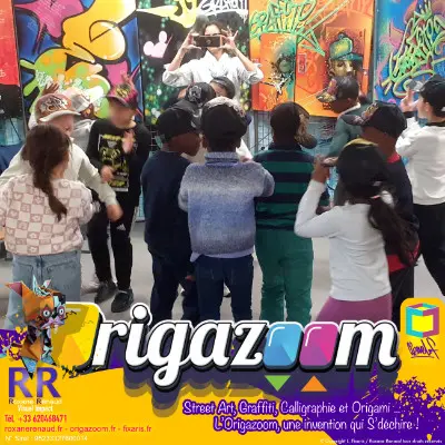 Ateliers créatifs Street art et Origami 05