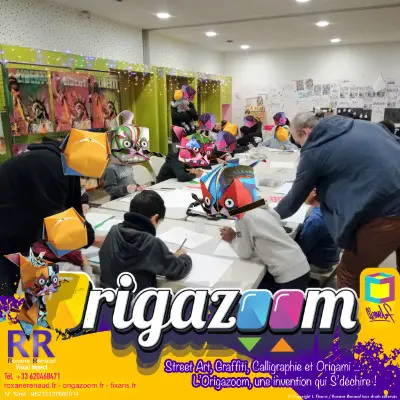 Ateliers créatifs Street art et Origami 11